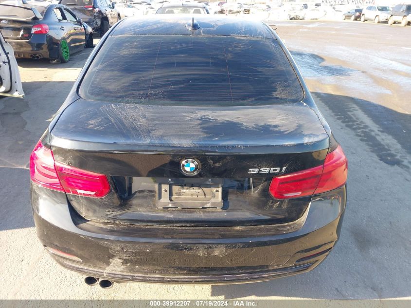 2018 BMW 330I VIN: WBA8B9G56JNU98256 Lot: 39912207