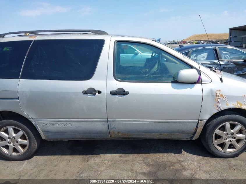 2002 Toyota Sienna Le VIN: 4T3ZF13C72U467867 Lot: 39912220