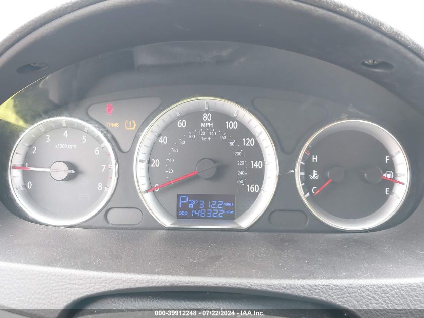 2010 Hyundai Sonata Gls VIN: 5NPET4ACXAH605824 Lot: 39912248