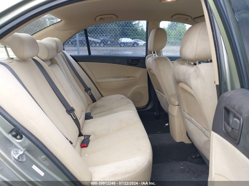 2010 Hyundai Sonata Gls VIN: 5NPET4ACXAH605824 Lot: 39912248