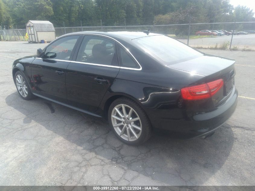 2014 Audi A4 2.0T Premium VIN: WAUFFAFL2EN018569 Lot: 39912260