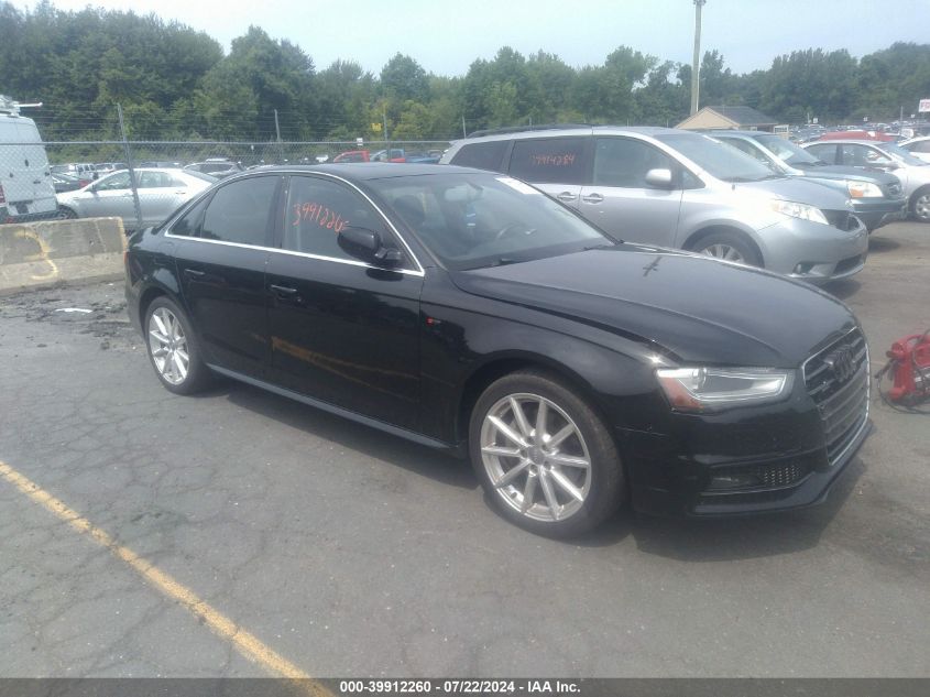 2014 Audi A4 2.0T Premium VIN: WAUFFAFL2EN018569 Lot: 39912260