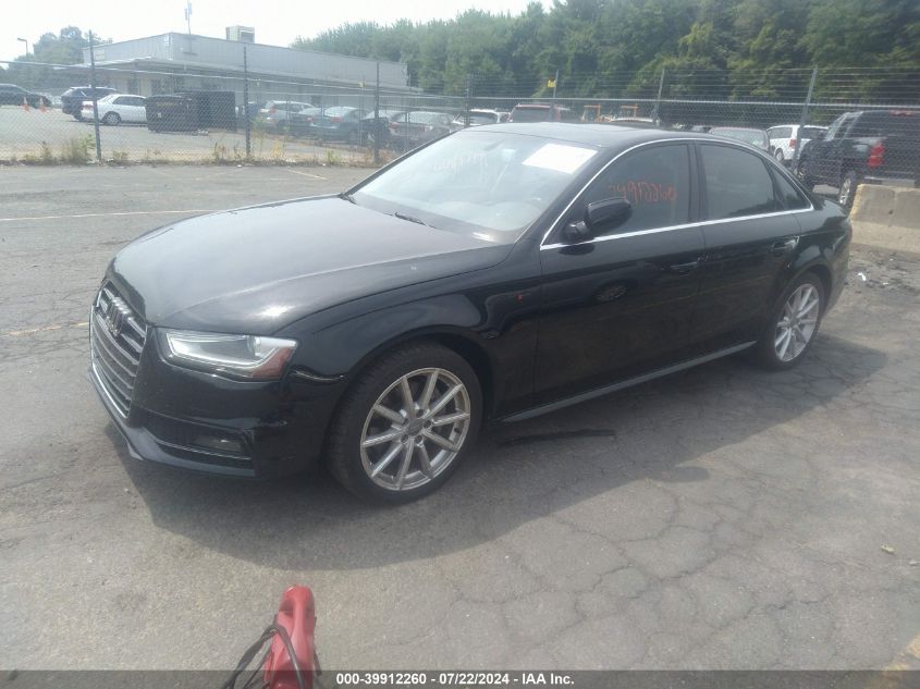 2014 Audi A4 2.0T Premium VIN: WAUFFAFL2EN018569 Lot: 39912260