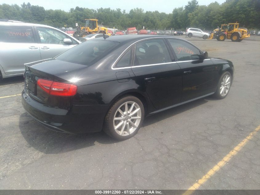 2014 Audi A4 2.0T Premium VIN: WAUFFAFL2EN018569 Lot: 39912260