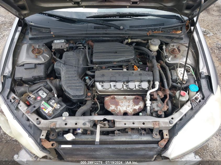 2004 Honda Civic Ex VIN: 1HGEM22924L065486 Lot: 39912278