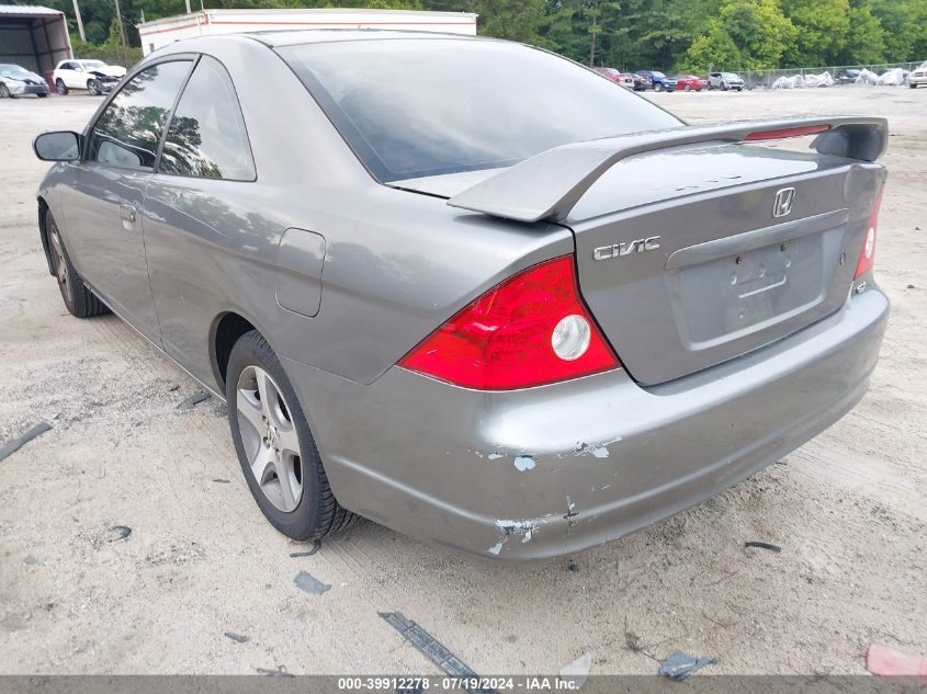 2004 Honda Civic Ex VIN: 1HGEM22924L065486 Lot: 39912278