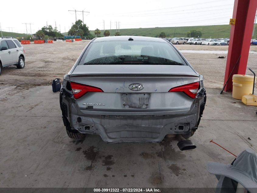 2016 Hyundai Sonata Se VIN: 5NPE24AF9GH290200 Lot: 39912322