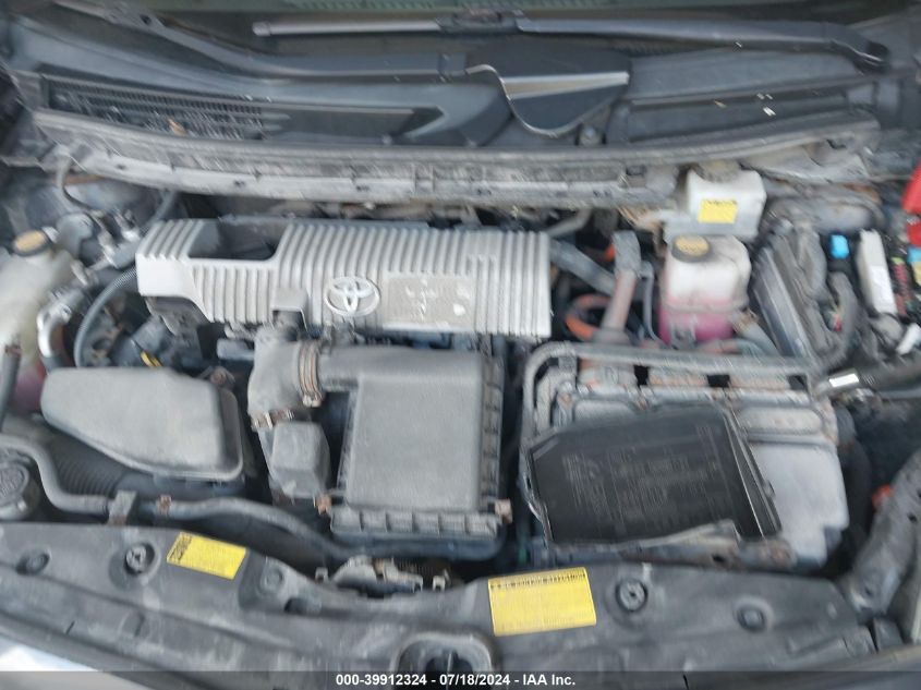 2010 Toyota Prius Iv VIN: JTDKN3DU6A1099332 Lot: 39912324