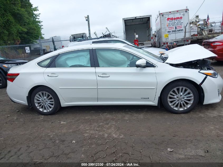 2014 Toyota Avalon Hybrid Xle Premium VIN: 4T1BD1EB2EU023580 Lot: 39912330