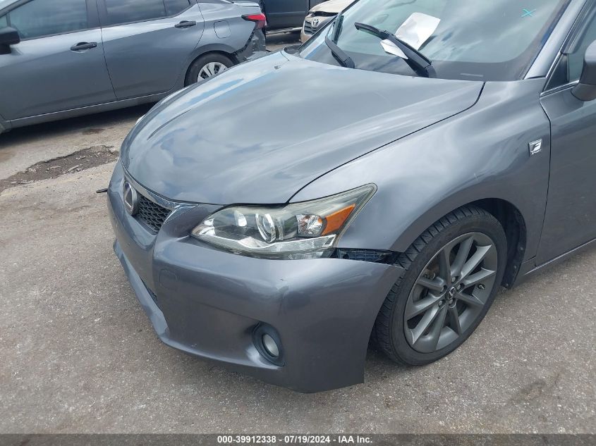 2013 Lexus Ct 200H VIN: JTHKD5BH4D2169136 Lot: 39912338