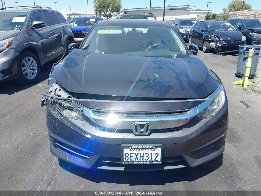 2018 Honda Civic Ex VIN: 2HGFC2F76JH536337 Lot: 39912344