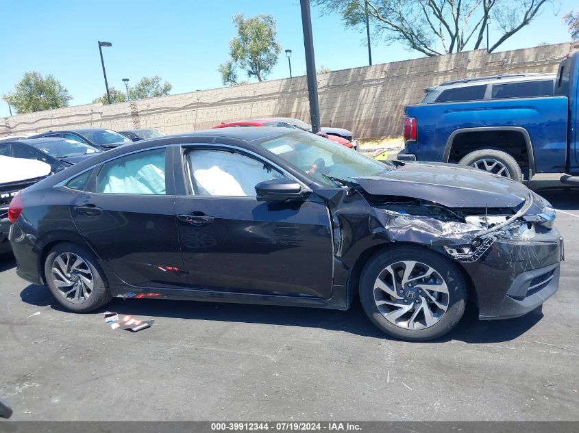 2018 Honda Civic Ex VIN: 2HGFC2F76JH536337 Lot: 39912344