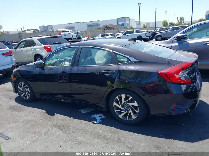 2018 Honda Civic Ex VIN: 2HGFC2F76JH536337 Lot: 39912344