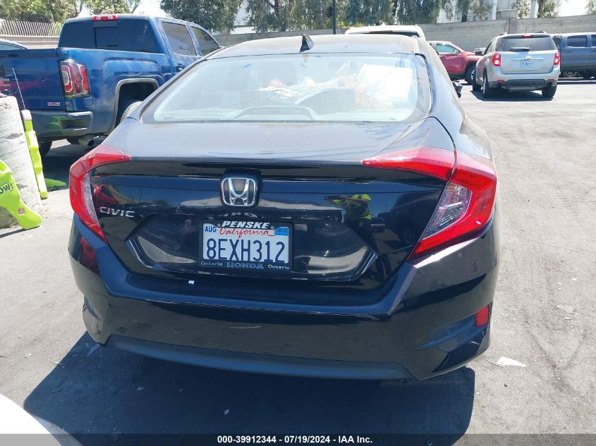 2018 Honda Civic Ex VIN: 2HGFC2F76JH536337 Lot: 39912344