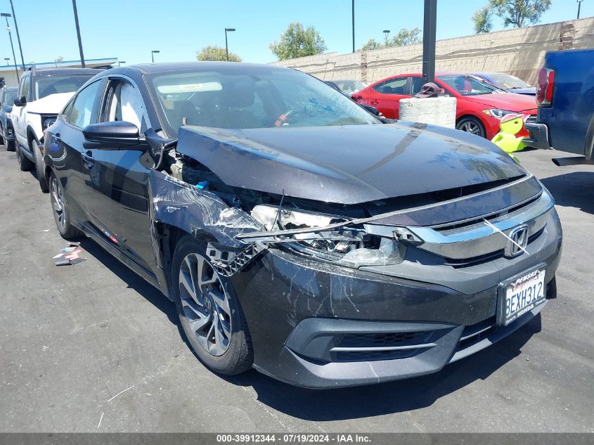 2018 Honda Civic Ex VIN: 2HGFC2F76JH536337 Lot: 39912344