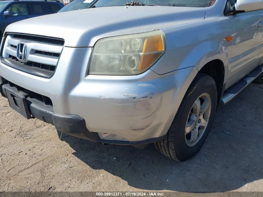 2006 Honda Pilot Ex-L VIN: 2HKYF18736H509553 Lot: 39912371