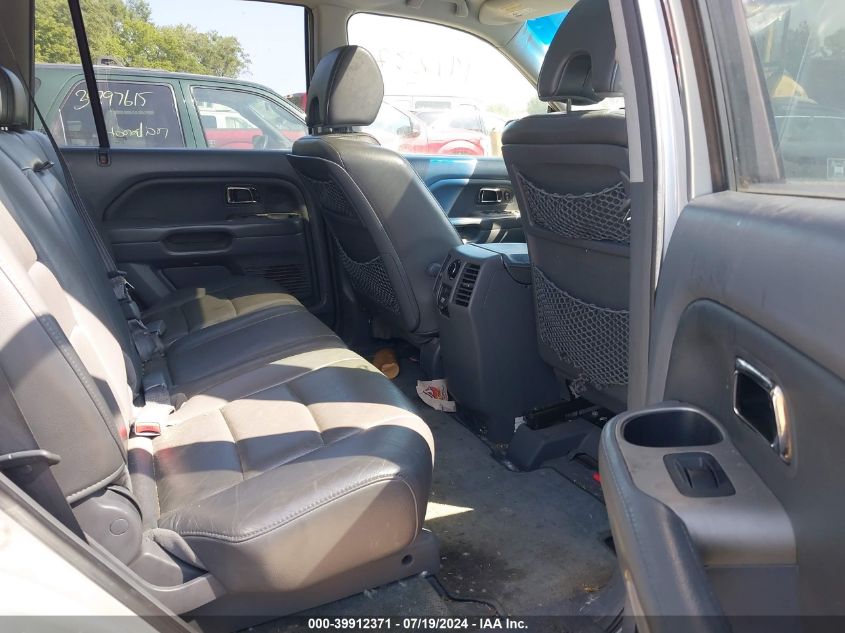 2006 Honda Pilot Ex-L VIN: 2HKYF18736H509553 Lot: 39912371