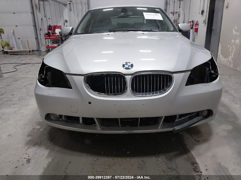 2007 BMW 550I VIN: WBANB53587CP04120 Lot: 39912387