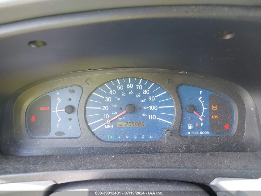 2002 Toyota Sienna Ce VIN: 4T3ZF19C82U441589 Lot: 39912401