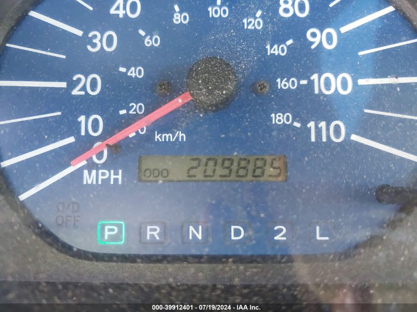 2002 Toyota Sienna Ce VIN: 4T3ZF19C82U441589 Lot: 39912401