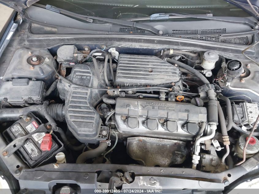 2003 Honda Civic Ex VIN: 2HGES26753H606850 Lot: 39912405