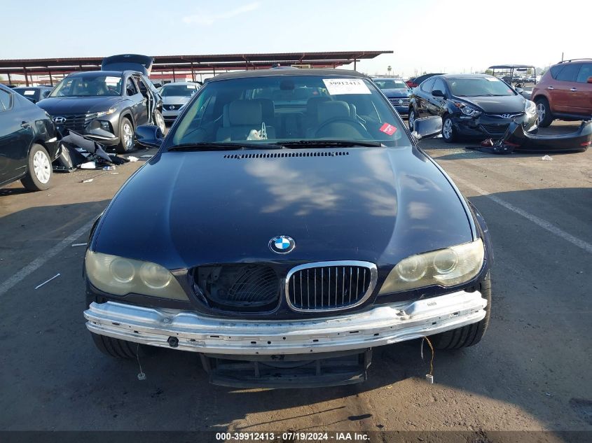 2004 BMW 330Ci VIN: WBABW534X4PL40883 Lot: 39912413