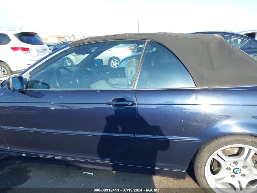 2004 BMW 330Ci VIN: WBABW534X4PL40883 Lot: 39912413