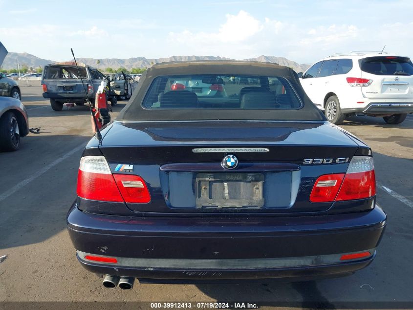 2004 BMW 330Ci VIN: WBABW534X4PL40883 Lot: 39912413