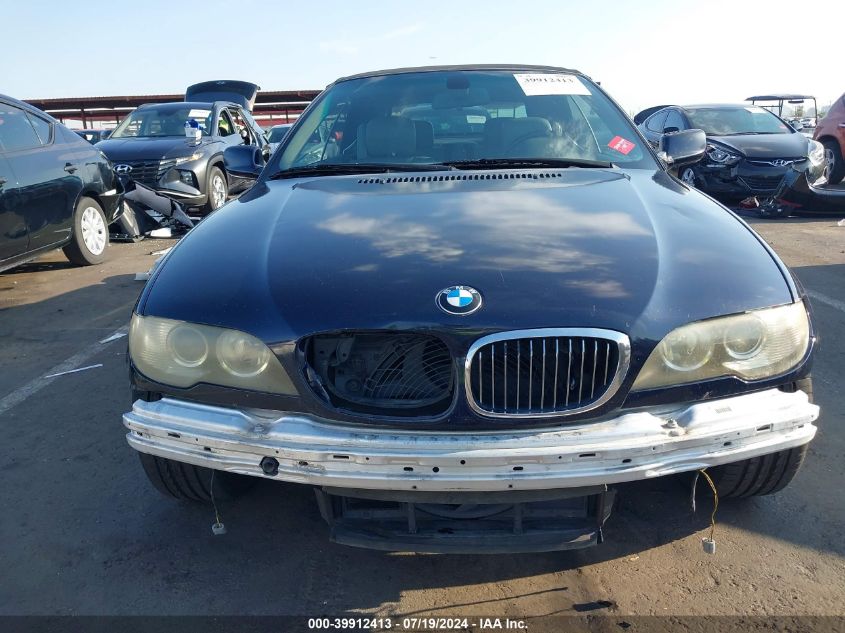 2004 BMW 330Ci VIN: WBABW534X4PL40883 Lot: 39912413