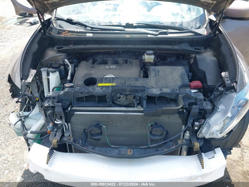 2012 Nissan Murano Sl VIN: JN8AZ1MW5CW229214 Lot: 39912422