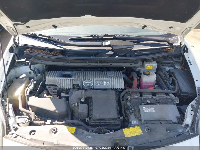 2012 Toyota Prius Plug-In VIN: JTDKN3DP9C3005851 Lot: 39912428