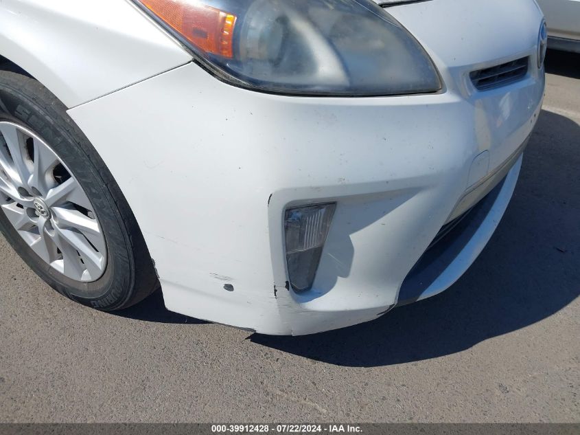 2012 Toyota Prius Plug-In VIN: JTDKN3DP9C3005851 Lot: 39912428