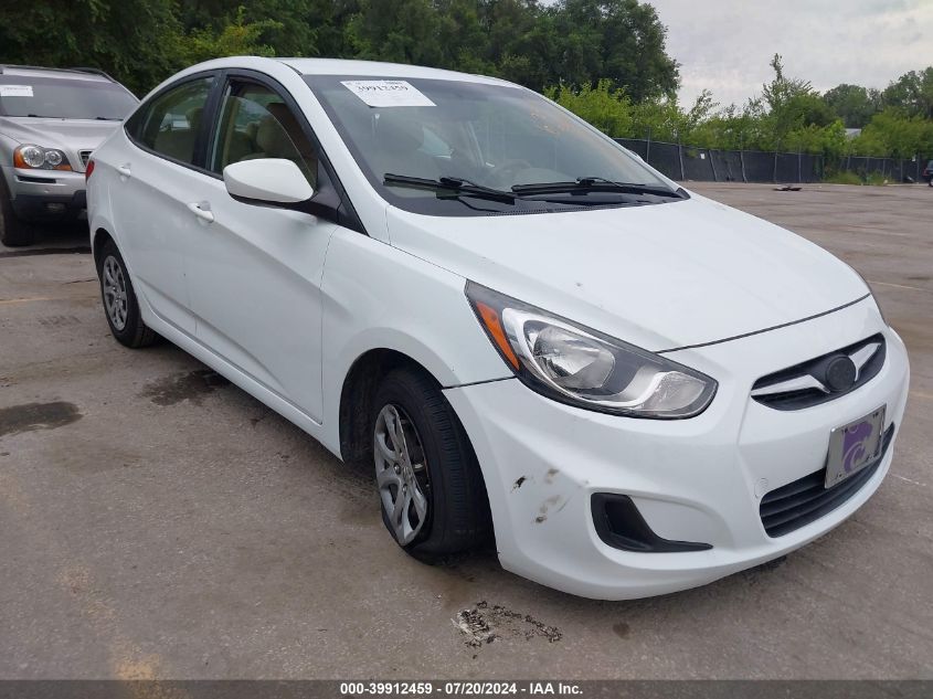 2012 Hyundai Accent Gls VIN: KMHCT4AE7CU242380 Lot: 39912459