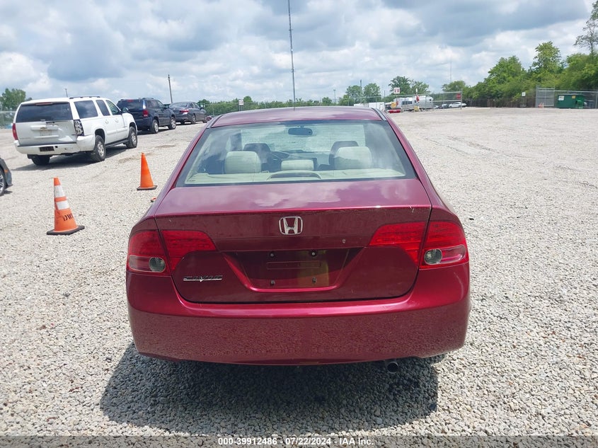 2007 Honda Civic Lx VIN: 1HGFA16597L064614 Lot: 39912486