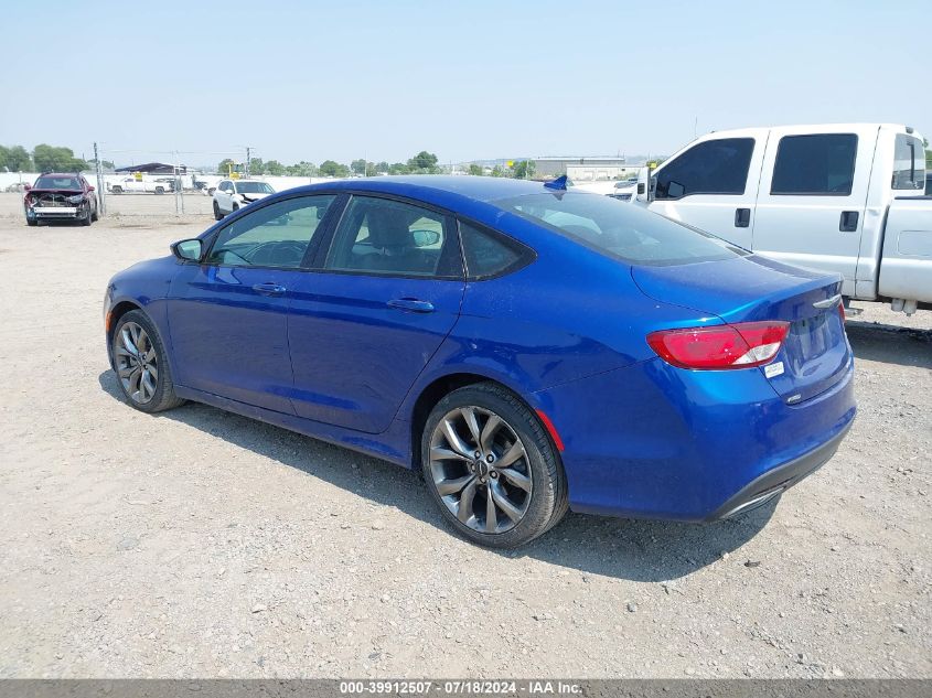 2015 Chrysler 200 S VIN: 1C3CCCDG3FN601643 Lot: 39912507