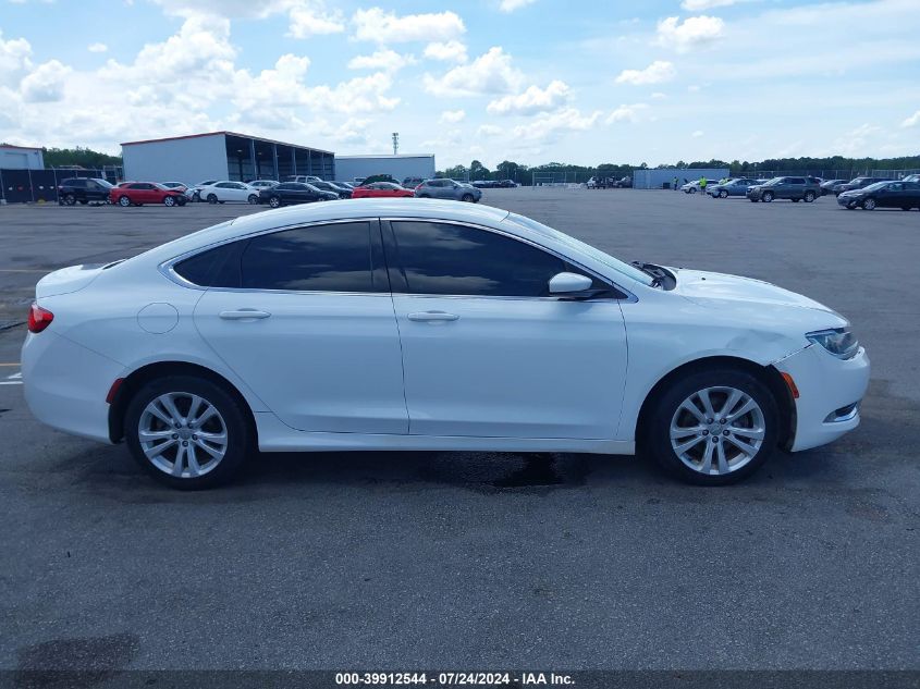 2015 Chrysler 200 Limited VIN: 1C3CCCAB2FN633010 Lot: 39912544