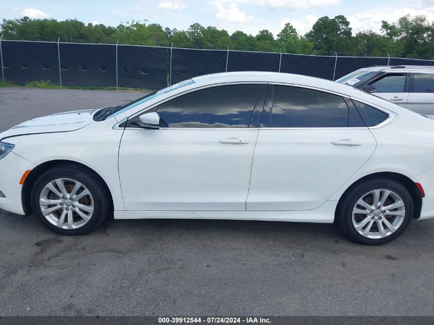 2015 Chrysler 200 Limited VIN: 1C3CCCAB2FN633010 Lot: 39912544