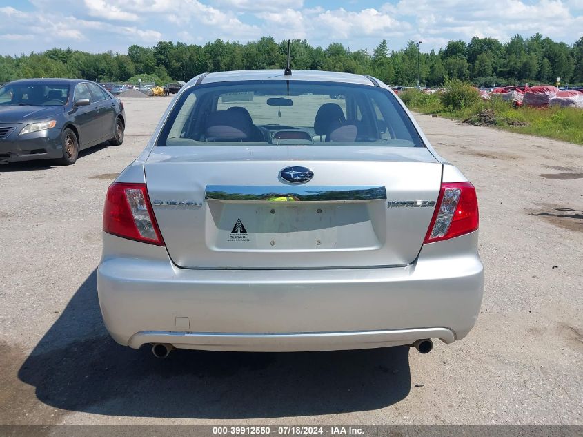 2008 Subaru Impreza 2.5I VIN: JF1GE61658H526536 Lot: 39912550