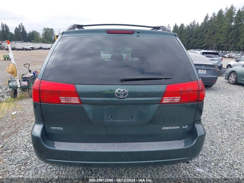 2005 Toyota Sienna Le VIN: 5TDZA23C65S254774 Lot: 39912598