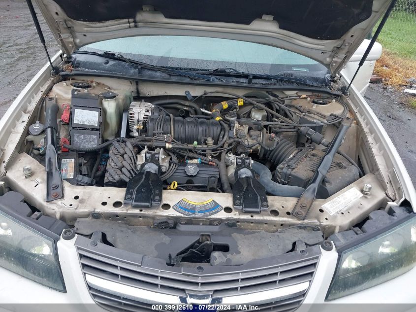 2004 Chevrolet Impala Ls VIN: 2G1WH52K349240808 Lot: 39912610