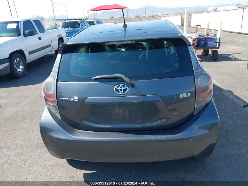 2013 Toyota Prius C VIN: JTDKDTB31D1551415 Lot: 39912619