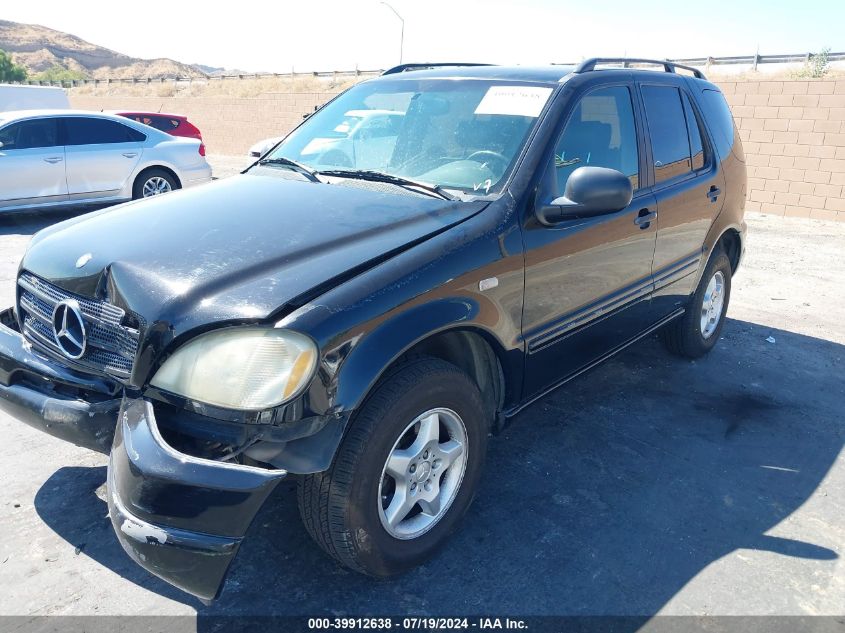 1998 Mercedes-Benz Ml 320 Classic VIN: 4JGAB54E3WA040427 Lot: 39912638