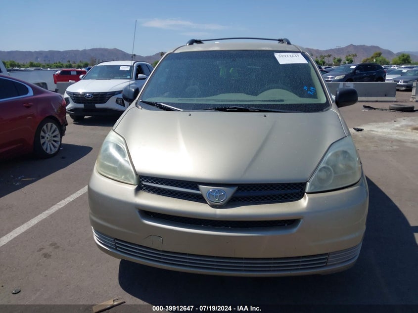 2005 Toyota Sienna Ce VIN: 5TDZA23C15S244525 Lot: 39912647