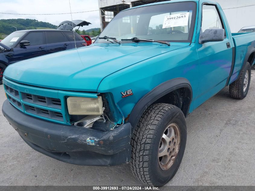 1996 Dodge Dakota VIN: 1B7GG26X4TW708229 Lot: 39912693