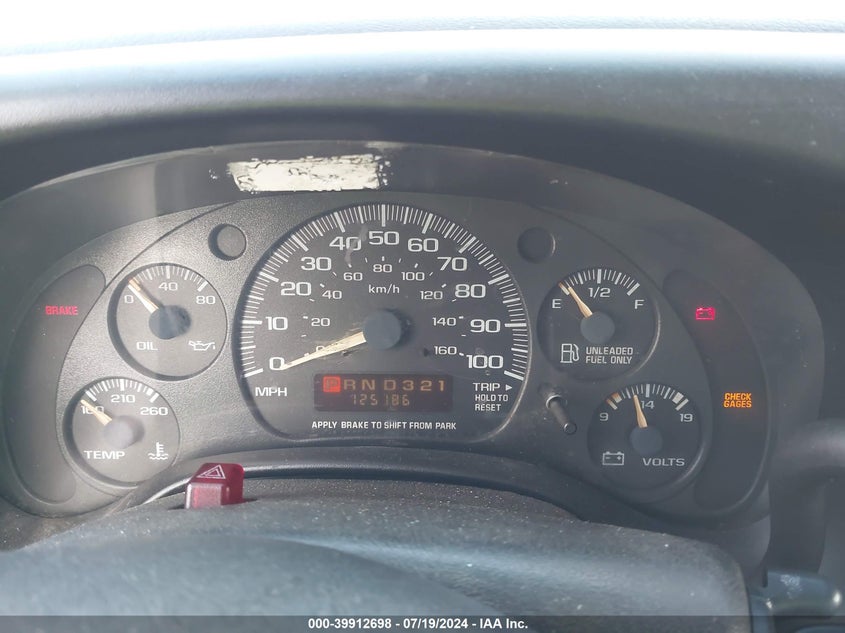 2002 Chevrolet Express VIN: 1GCHG35G921160977 Lot: 39912698