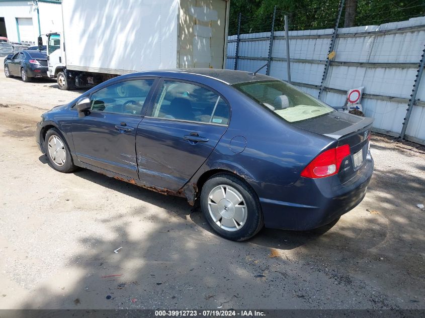 JHMFA36266S019617 | 2006 HONDA CIVIC HYBRID