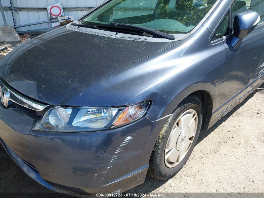 JHMFA36266S019617 | 2006 HONDA CIVIC HYBRID