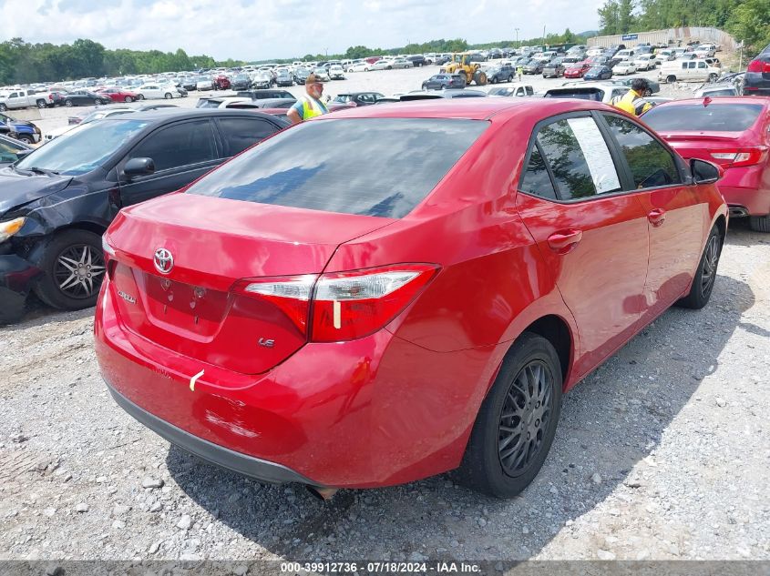 2015 Toyota Corolla Le VIN: 5YFBURHE1FP284271 Lot: 39912736