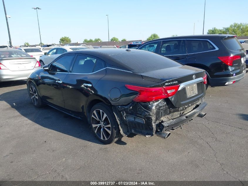 2018 Nissan Maxima 3.5 Sv VIN: 1N4AA6AP6JC373887 Lot: 39912737