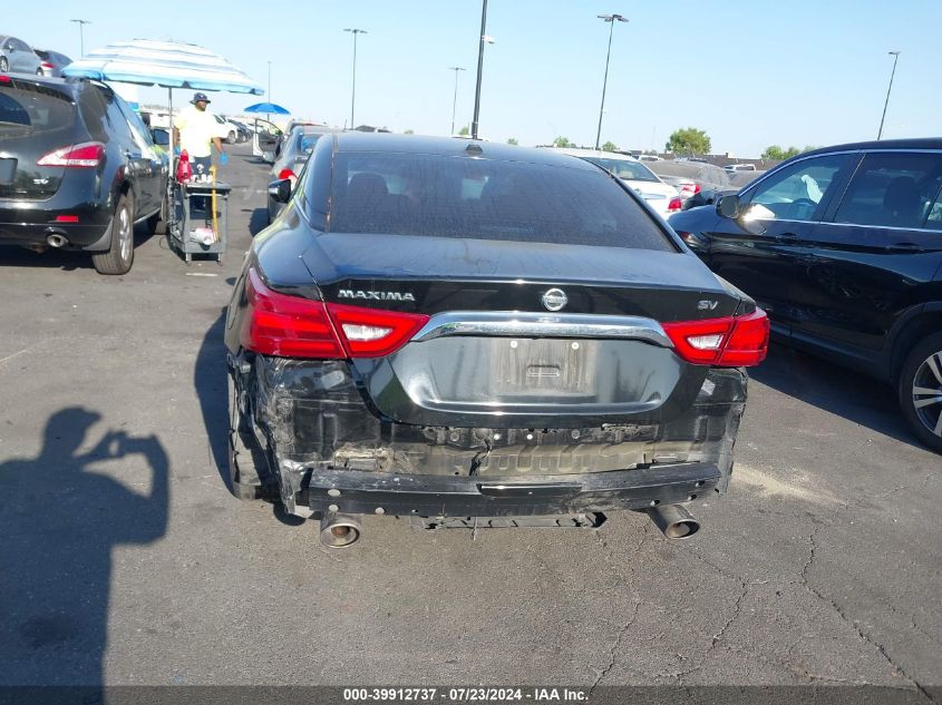 2018 Nissan Maxima 3.5 Sv VIN: 1N4AA6AP6JC373887 Lot: 39912737